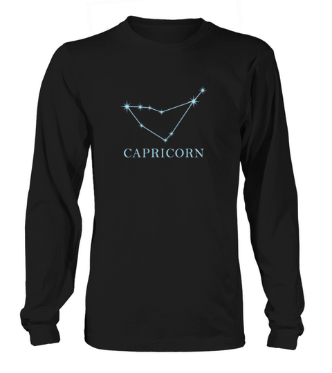 Star Constellation Zodiac Sign Capricorn Long sleeved Unisex