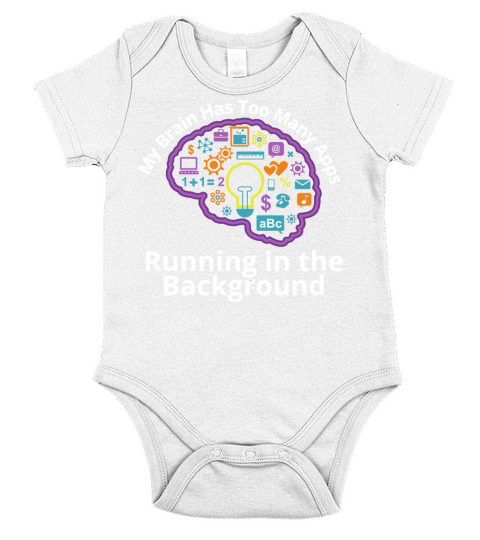 ADHD Life Short Sleeve Baby One-Piece