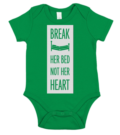break her bed quote Short Sleeve Baby One-Piece