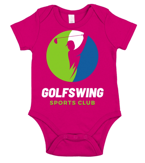 Circle Golf Club Sports Hobbies T Shirt Short Sleeve Baby One-Piece