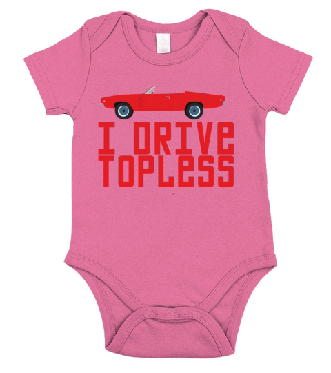 Convertible Driving Cabriolet Car Cadillac Gift Short Sleeve Baby One-Piece