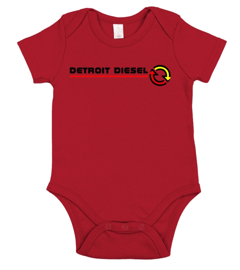 Detroit Diesel Logo Short Sleeve Baby One-Piece