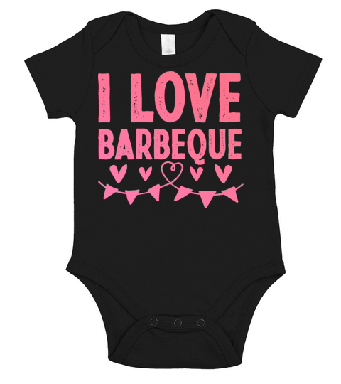 I love barbeque Short Sleeve Baby One-Piece