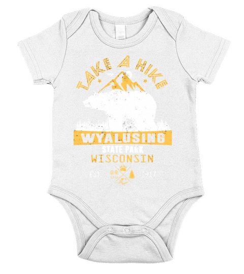 wyalusing state park Wisconsin Short Sleeve Baby One-Piece