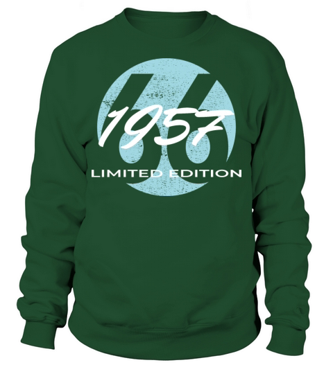 66th birthday men women 66 years 1957 vintage Sweatshirt Unisex