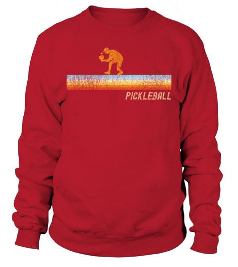 Pickleball Retro Vintage Sweatshirt Unisex