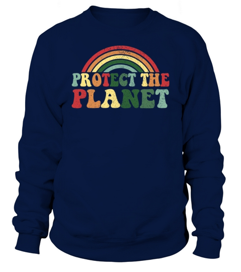 Protect the Planet - Vintage Classic Earth Day Sweatshirt Unisex