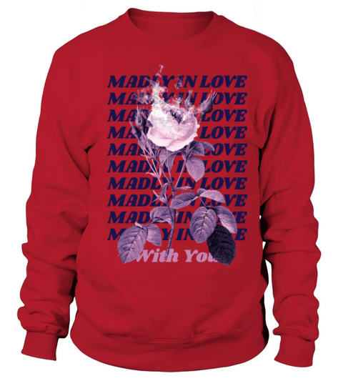 Purple Flower Plant On Fire Sweatshirt Unisex