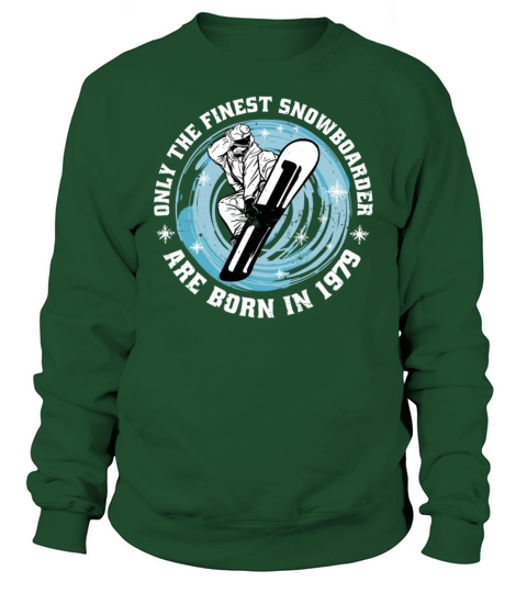 Snowboarder Vintage 1979 Birthday Snowboarding Sweatshirt Unisex