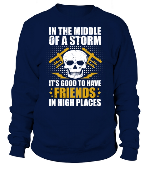 Thank A Lineman Quote Electrical Lineman Sweatshirt Unisex