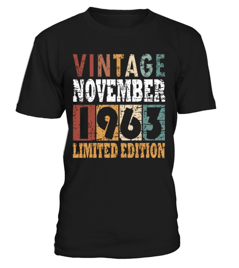 Birth Month november 1963 Vintage T-Shirt Unisex