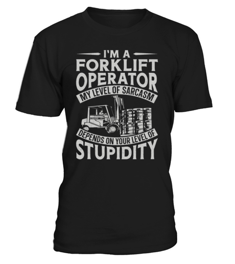 Certified Forklift Truck Operator T-Shirt Unisex