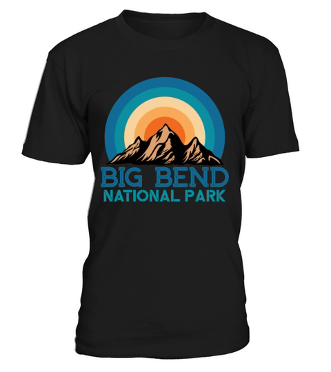 Cool Vintage Retro Big Bend National Park Mountain T-Shirt Unisex