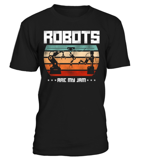 Robot Robotics Engineer Retro T-Shirt Unisex