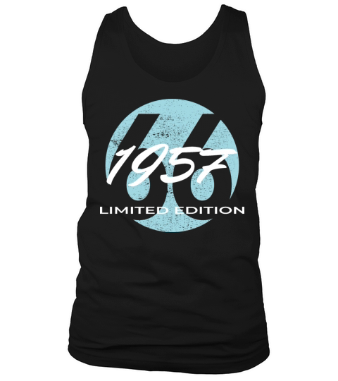 66th birthday men women 66 years 1957 vintage Tank Top Unisex