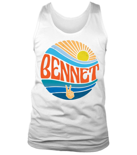 Bennet Shirt Vintage Sunset Bennet Groovy Tie Dye Tank Top Unisex