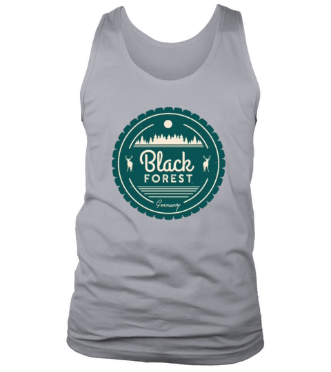 Black Forest Germany Vintage Forest Deer Tank Top Unisex
