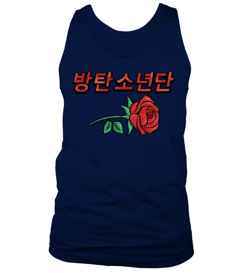 Bts Retro Rose Tank Top Unisex