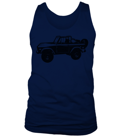 ford bronco 4x4 drawing vintage Tank Top Unisex