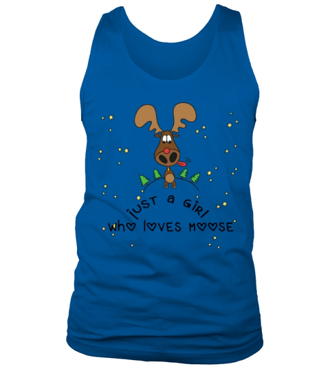 Funny Just A teacher Who Loves Moose Tank Top Unisex