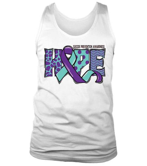 Hope Mental Health Message Tank Top Unisex
