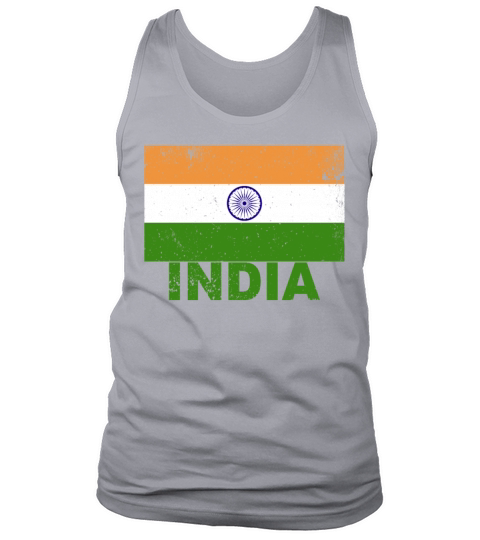 India Flag Vintage Indian Nationality Origin Trave Tank Top Unisex