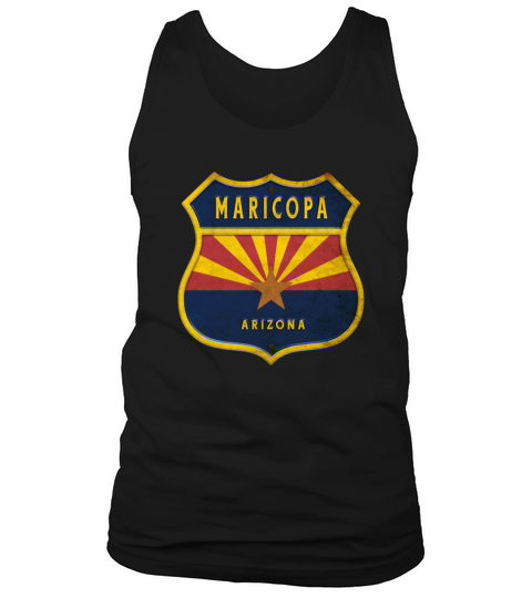 Maricopa Arizona flag crest design Tank Top Unisex