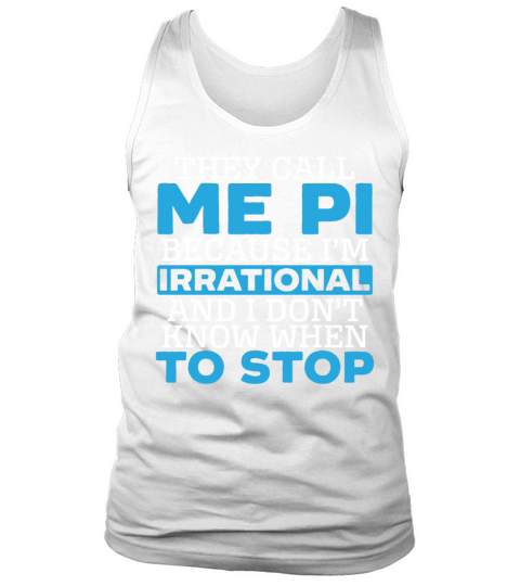 Math Instructor Math Teacher Mathematician Pi Day Tank Top Unisex