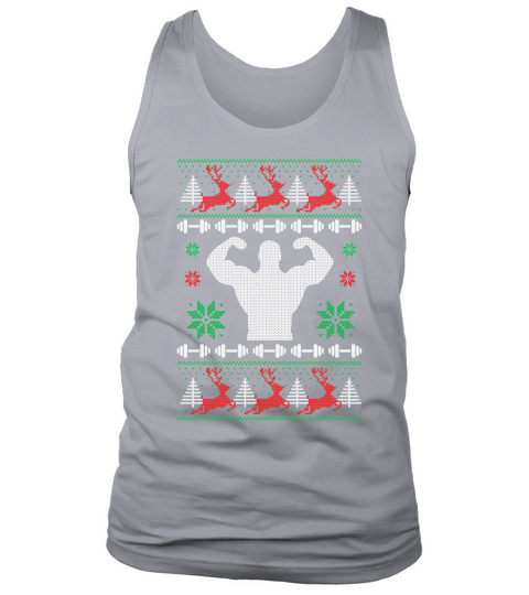 Merry Christmas fitness ugly sweater Tank Top Unisex