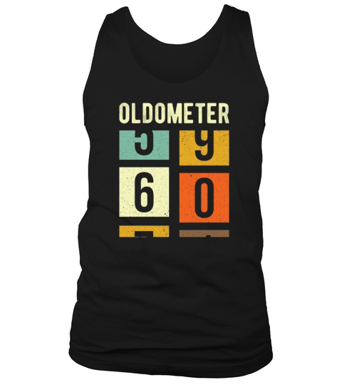Oldometer 60th Birthday Gift Tank Top Unisex