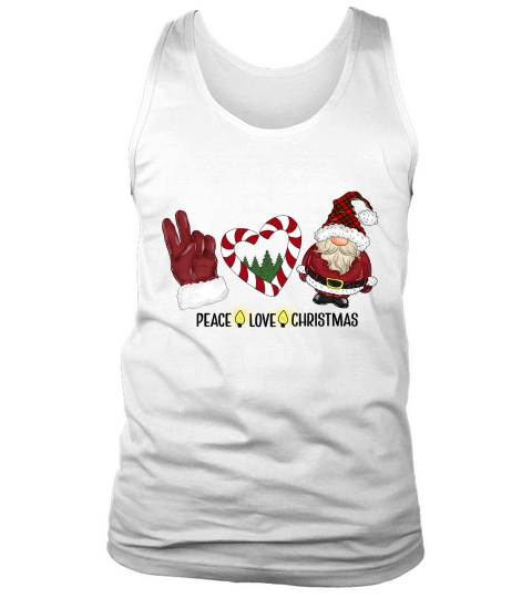 Peace Love Christmas Tank Top Unisex