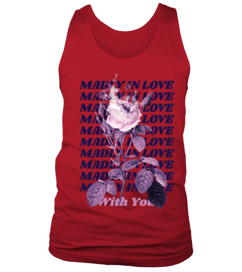 Purple Flower Plant On Fire Tank Top Unisex