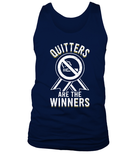 Quitters Are The Winners Support Lung Cancer Tank Top Unisex