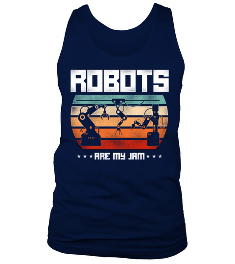 Robot Robotics Engineer Retro Tank Top Unisex