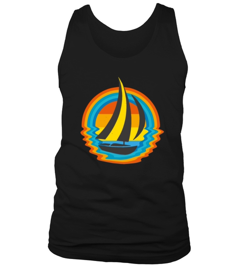 Sailing Boat Captain Sailor Vintage Tank Top Unisex