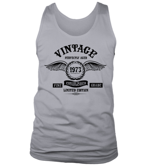 Vintage Perfectly Aged 1973 Tank Top Unisex