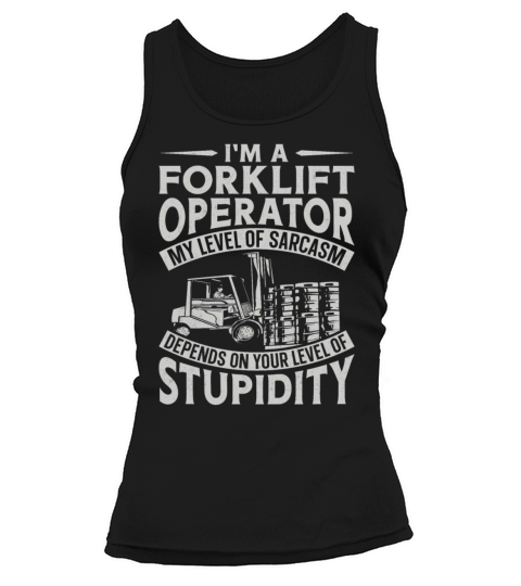 Certified Forklift Truck Operator Tank top Woman