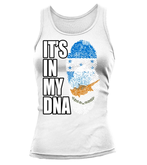 Cypriot And Honduran Mix Heritage DNA Flag Tank top Woman
