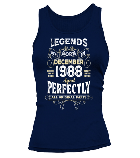 Legends Were Born In December 1988 Birthday Tank top Woman