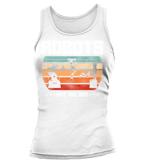 Robot Robotics Engineer Retro Tank top Woman
