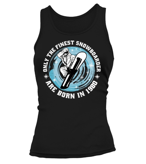 Snowboarder Vintage 1980 Birthday Snowboarding Tank top Woman