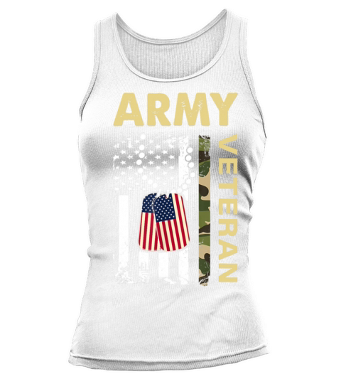 Vintage Army Veteran Day American Flag Women Men Tank top Woman