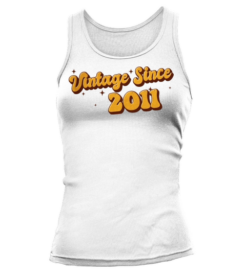 Vintage since 2011 12 Years Old - Groovy 12nd Tank top Woman
