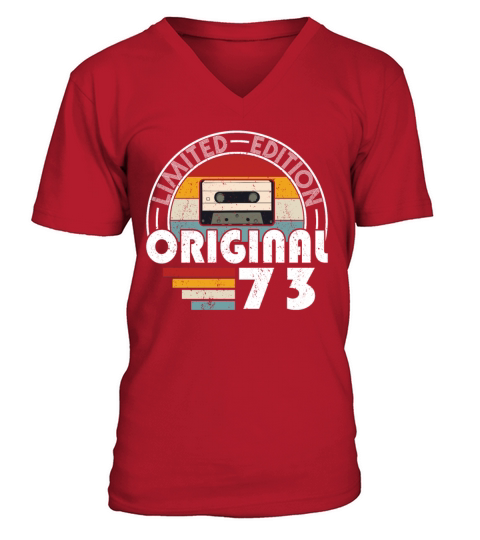 50th birthday vintage 1973 original 1973 V-Neck T-shirt