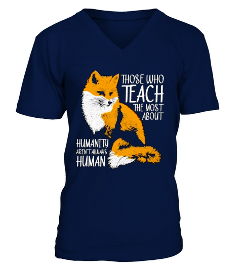 Animal Welfare Those Who Teach Adopt Animal Worker V-Neck T-shirt