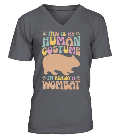 Australian Wombats Lover Human Costume V-Neck T-shirt