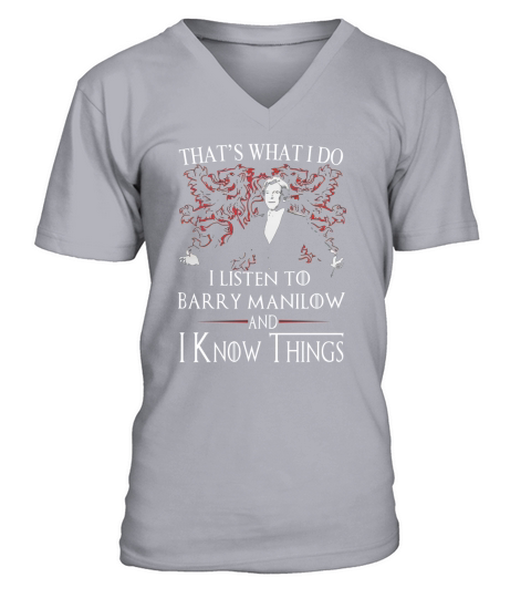 Barry Manilow I KNOW THINGS V-Neck T-shirt