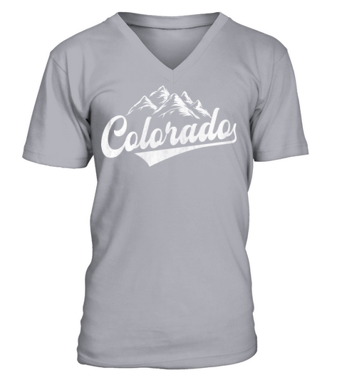 Colorado Baseball Fan Rocky Mountains T Shirt V-Neck T-shirt