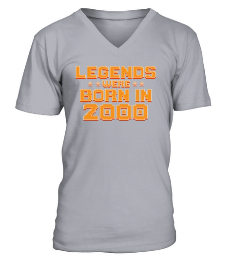 Legends Were Born In 2000 Decade 2000s Vintage V-Neck T-shirt
