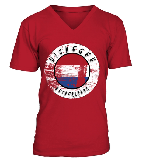 Nijmegen Netherlands Vintage V-Neck T-shirt